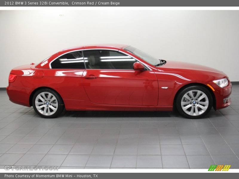 Crimson Red / Cream Beige 2012 BMW 3 Series 328i Convertible