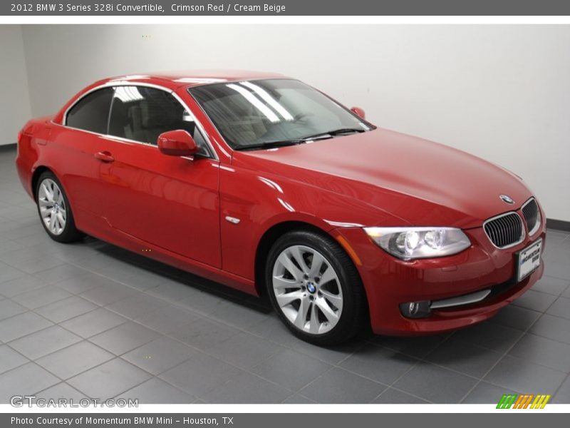 Crimson Red / Cream Beige 2012 BMW 3 Series 328i Convertible