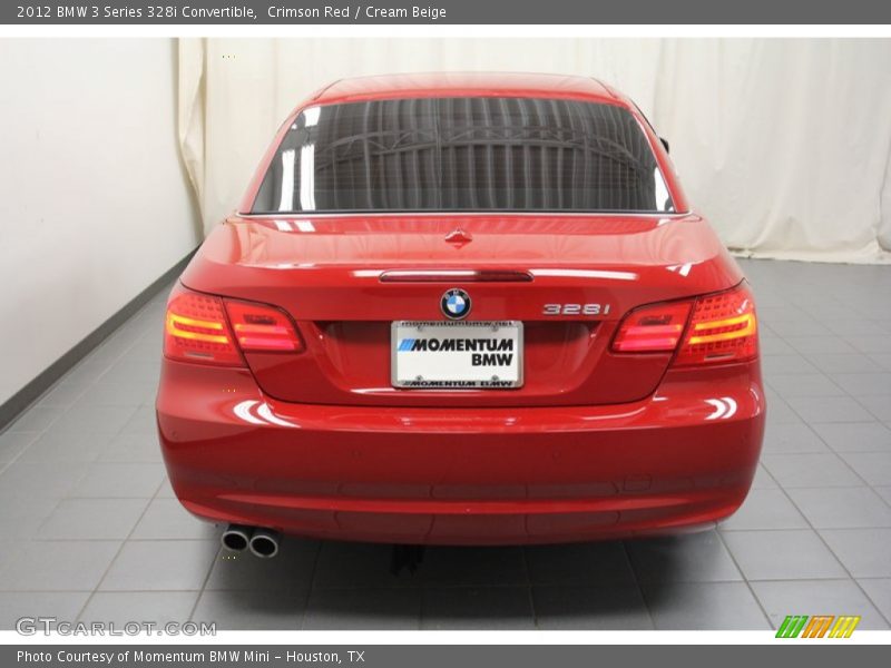 Crimson Red / Cream Beige 2012 BMW 3 Series 328i Convertible