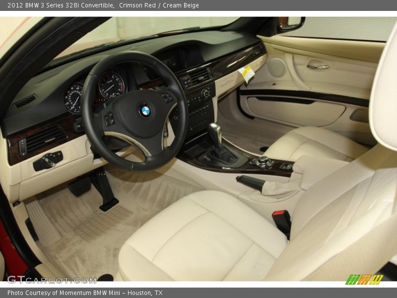 Crimson Red / Cream Beige 2012 BMW 3 Series 328i Convertible