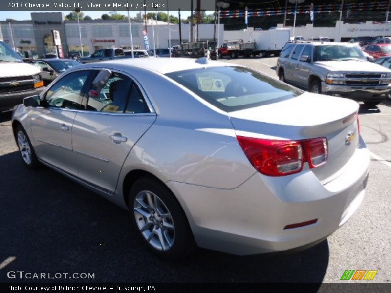 Silver Ice Metallic / Jet Black 2013 Chevrolet Malibu LT