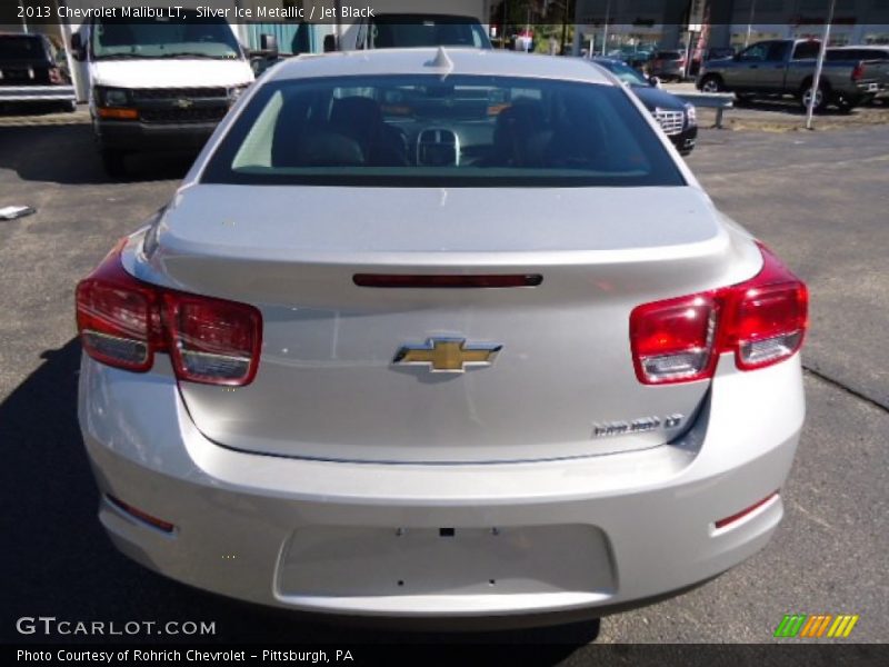 Silver Ice Metallic / Jet Black 2013 Chevrolet Malibu LT