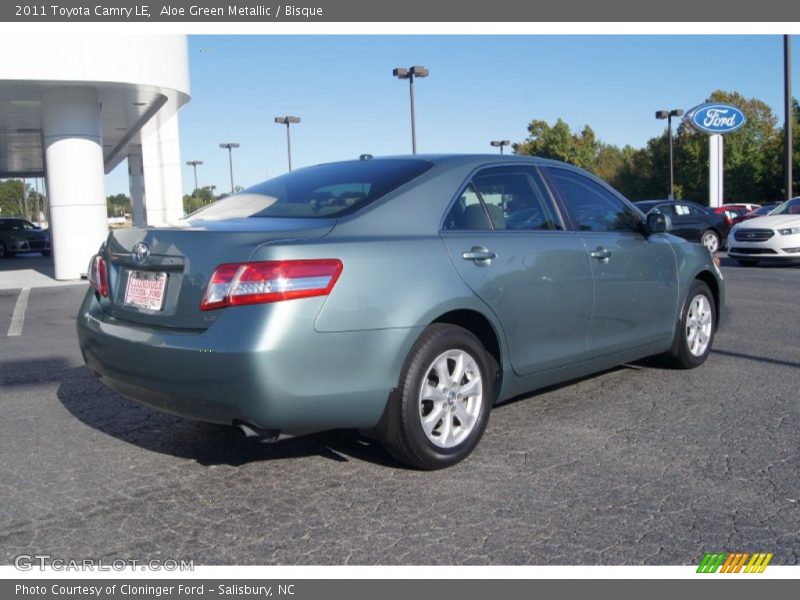 Aloe Green Metallic / Bisque 2011 Toyota Camry LE
