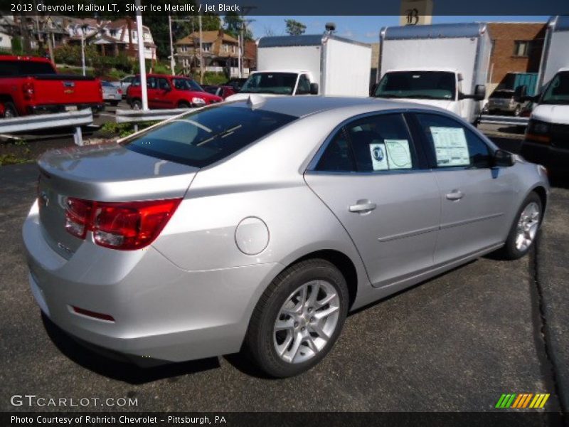 Silver Ice Metallic / Jet Black 2013 Chevrolet Malibu LT