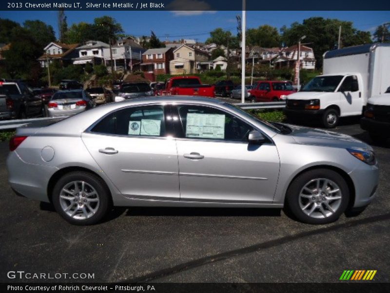 Silver Ice Metallic / Jet Black 2013 Chevrolet Malibu LT