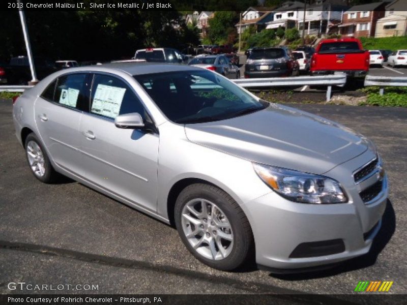 Silver Ice Metallic / Jet Black 2013 Chevrolet Malibu LT