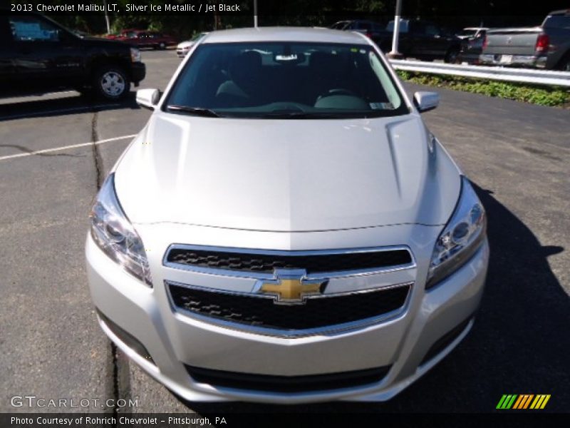 Silver Ice Metallic / Jet Black 2013 Chevrolet Malibu LT