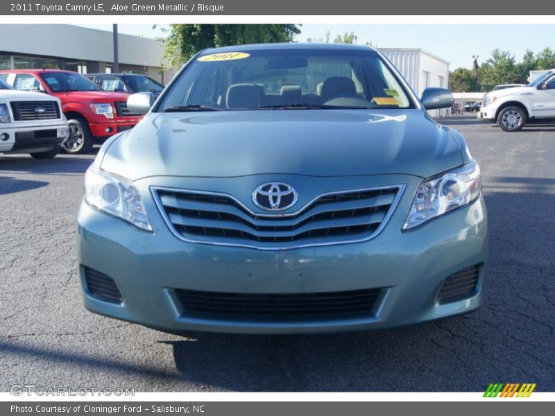 Aloe Green Metallic / Bisque 2011 Toyota Camry LE