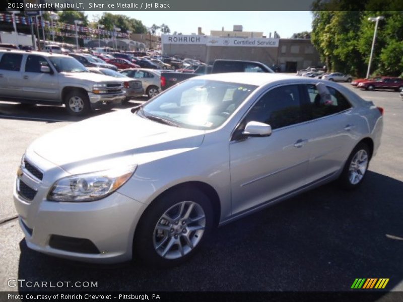 Silver Ice Metallic / Jet Black 2013 Chevrolet Malibu LT