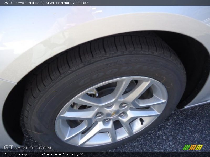 Silver Ice Metallic / Jet Black 2013 Chevrolet Malibu LT