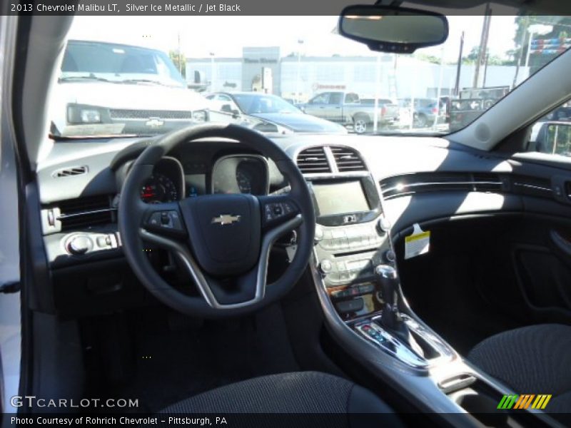 Silver Ice Metallic / Jet Black 2013 Chevrolet Malibu LT