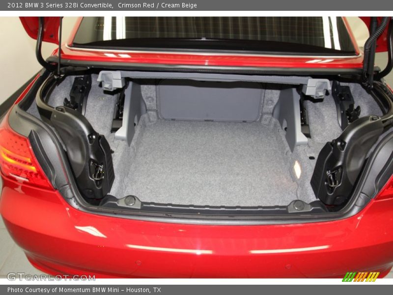 Crimson Red / Cream Beige 2012 BMW 3 Series 328i Convertible