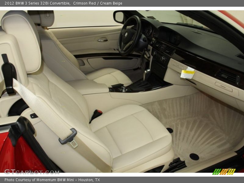 Crimson Red / Cream Beige 2012 BMW 3 Series 328i Convertible