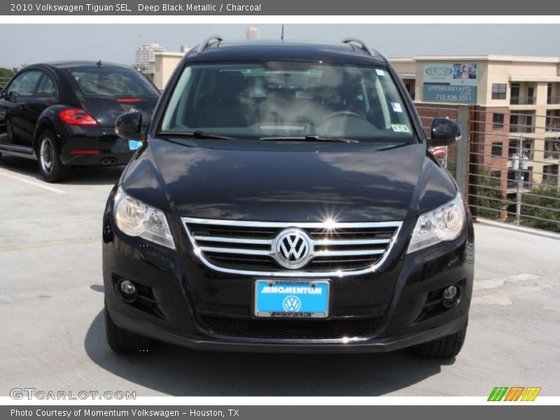 Deep Black Metallic / Charcoal 2010 Volkswagen Tiguan SEL