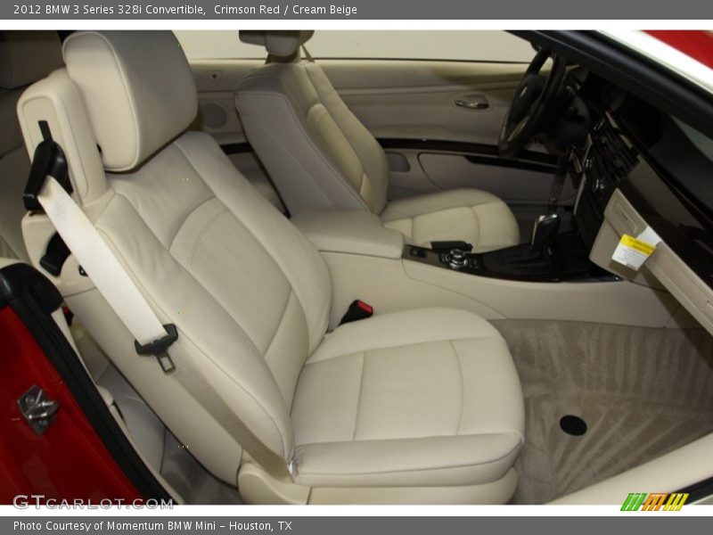 Crimson Red / Cream Beige 2012 BMW 3 Series 328i Convertible