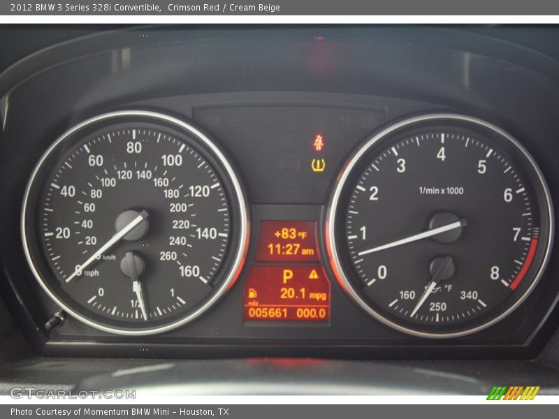 Crimson Red / Cream Beige 2012 BMW 3 Series 328i Convertible
