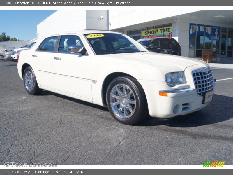 Stone White / Dark Slate Gray/Light Graystone 2006 Chrysler 300 C HEMI