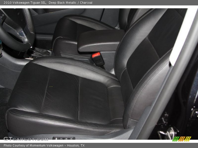 Deep Black Metallic / Charcoal 2010 Volkswagen Tiguan SEL