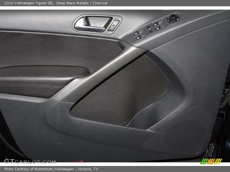 Deep Black Metallic / Charcoal 2010 Volkswagen Tiguan SEL
