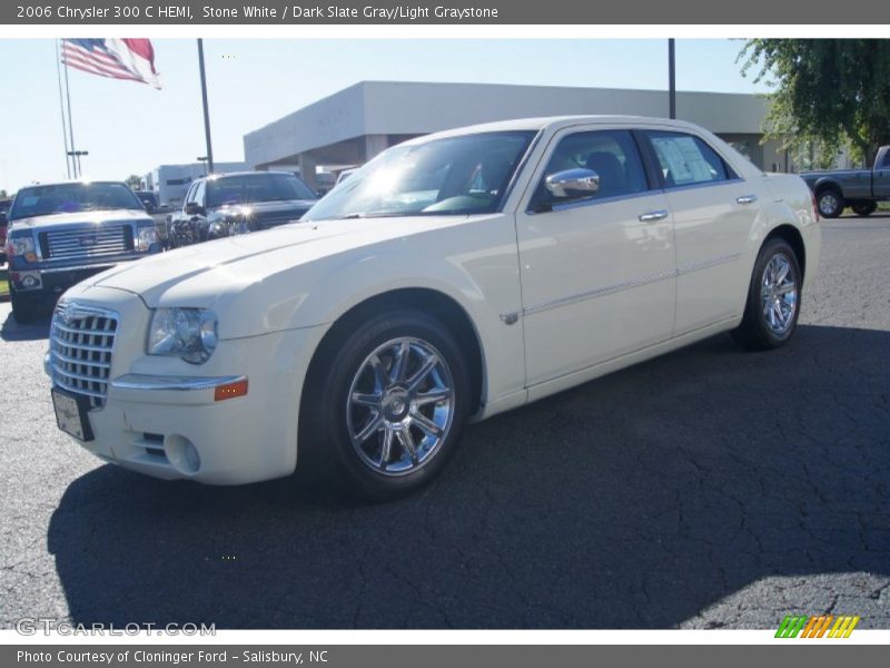 Stone White / Dark Slate Gray/Light Graystone 2006 Chrysler 300 C HEMI