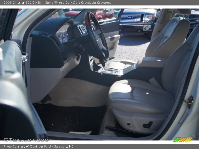 Stone White / Dark Slate Gray/Light Graystone 2006 Chrysler 300 C HEMI