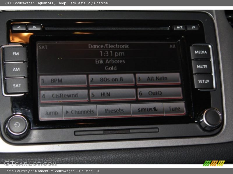 Deep Black Metallic / Charcoal 2010 Volkswagen Tiguan SEL