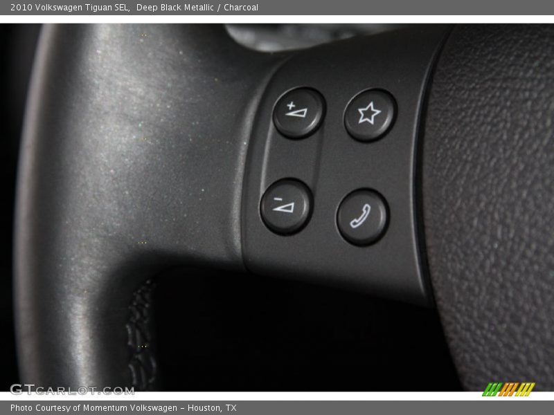 Deep Black Metallic / Charcoal 2010 Volkswagen Tiguan SEL
