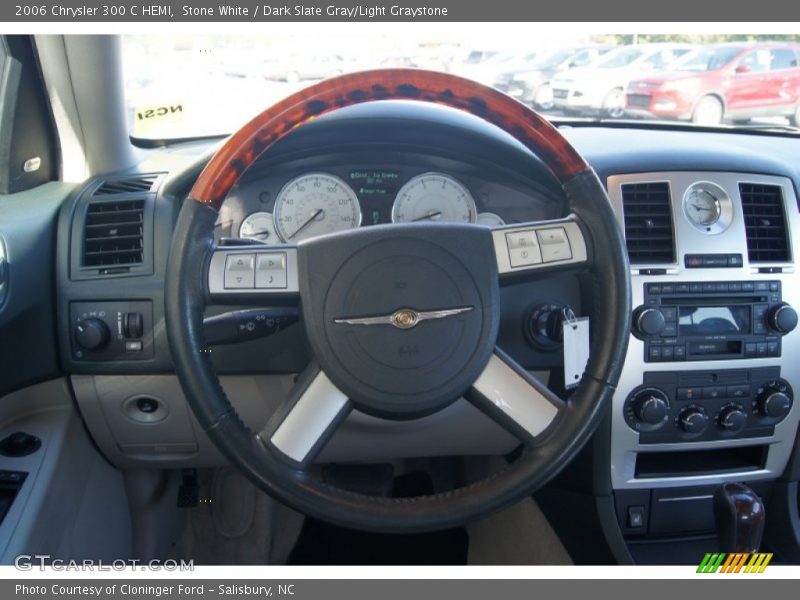 Stone White / Dark Slate Gray/Light Graystone 2006 Chrysler 300 C HEMI