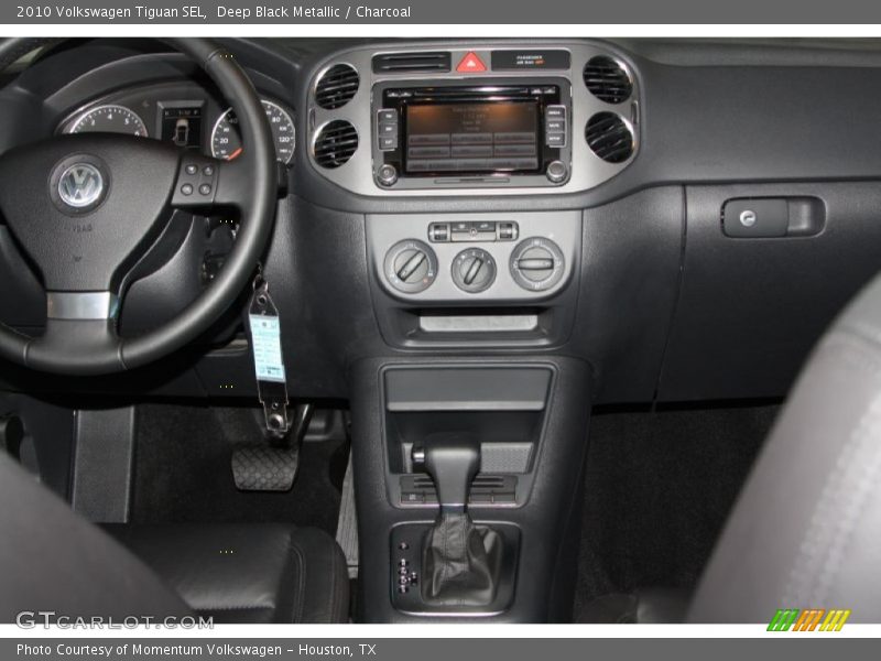 Deep Black Metallic / Charcoal 2010 Volkswagen Tiguan SEL
