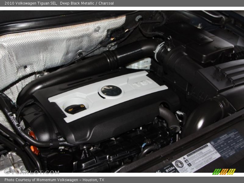 Deep Black Metallic / Charcoal 2010 Volkswagen Tiguan SEL