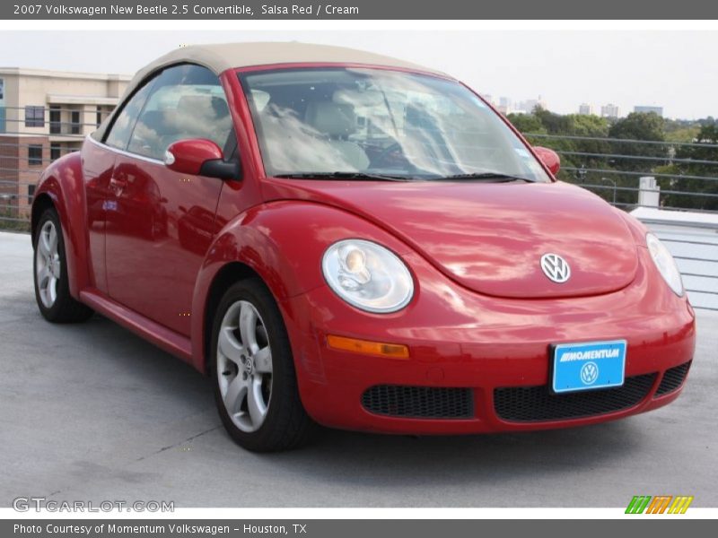 Salsa Red / Cream 2007 Volkswagen New Beetle 2.5 Convertible