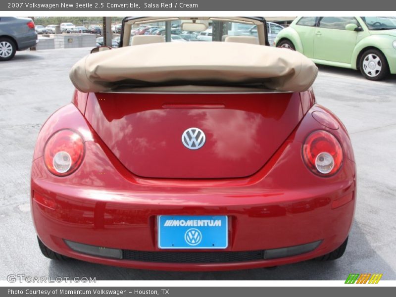 Salsa Red / Cream 2007 Volkswagen New Beetle 2.5 Convertible