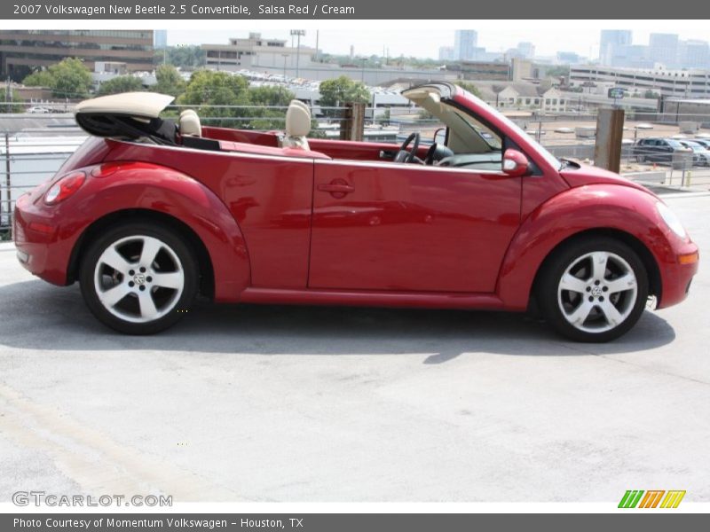 Salsa Red / Cream 2007 Volkswagen New Beetle 2.5 Convertible