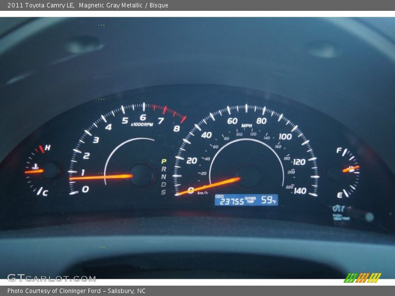 Magnetic Gray Metallic / Bisque 2011 Toyota Camry LE