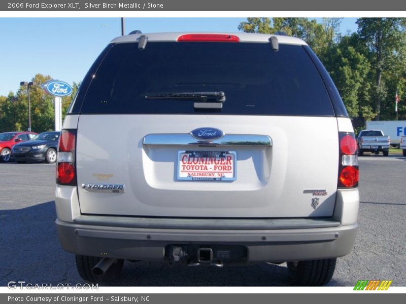 Silver Birch Metallic / Stone 2006 Ford Explorer XLT