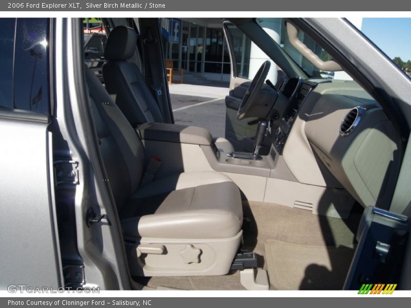 Silver Birch Metallic / Stone 2006 Ford Explorer XLT