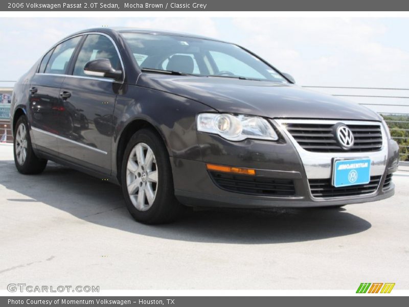 Mocha Brown / Classic Grey 2006 Volkswagen Passat 2.0T Sedan