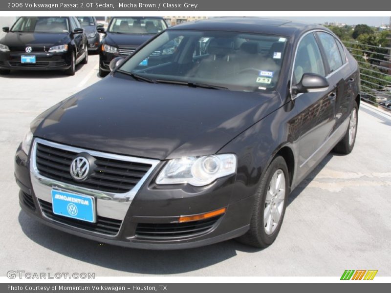 Mocha Brown / Classic Grey 2006 Volkswagen Passat 2.0T Sedan