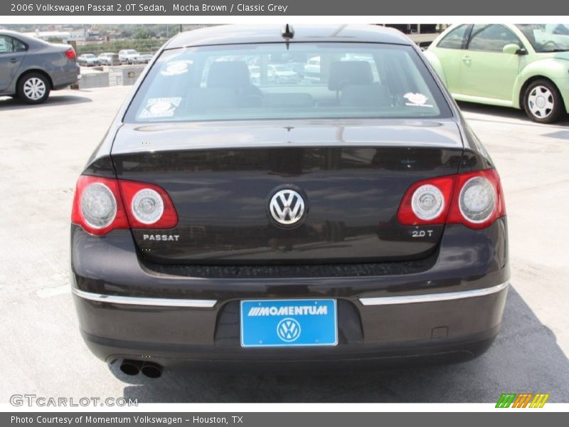 Mocha Brown / Classic Grey 2006 Volkswagen Passat 2.0T Sedan