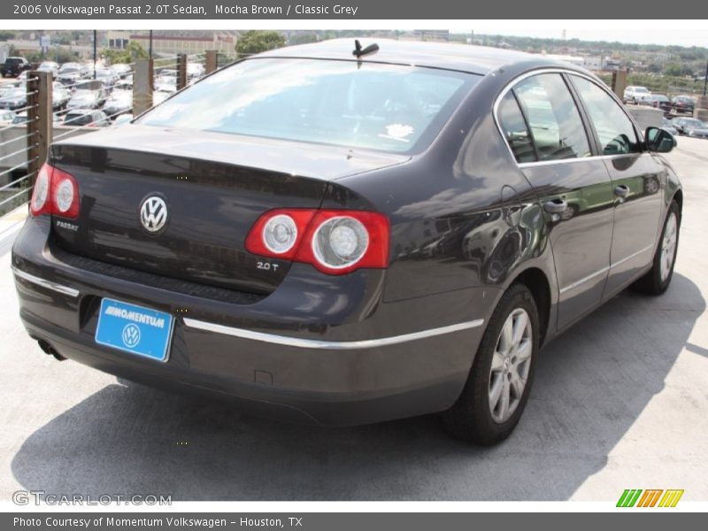 Mocha Brown / Classic Grey 2006 Volkswagen Passat 2.0T Sedan