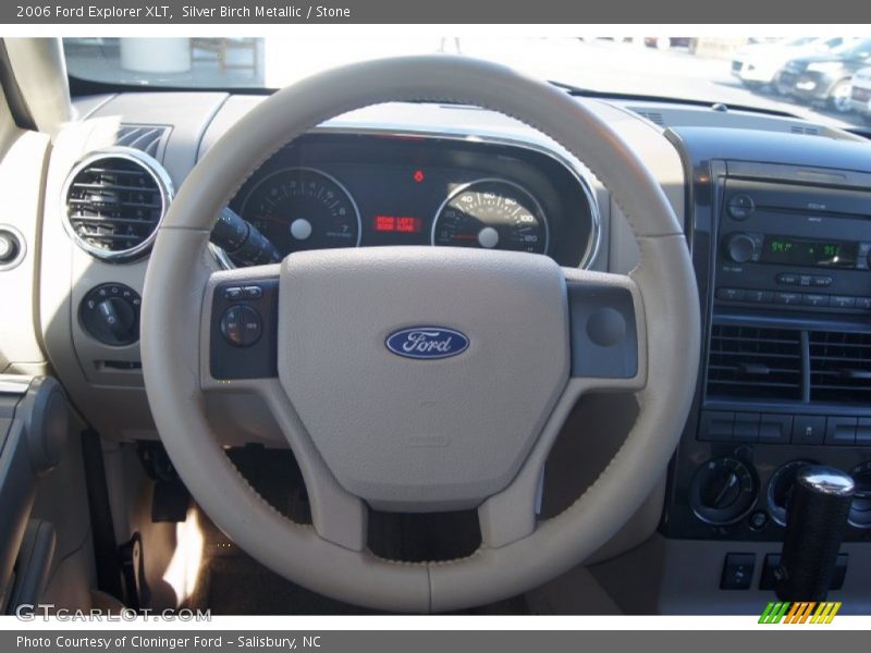 Silver Birch Metallic / Stone 2006 Ford Explorer XLT