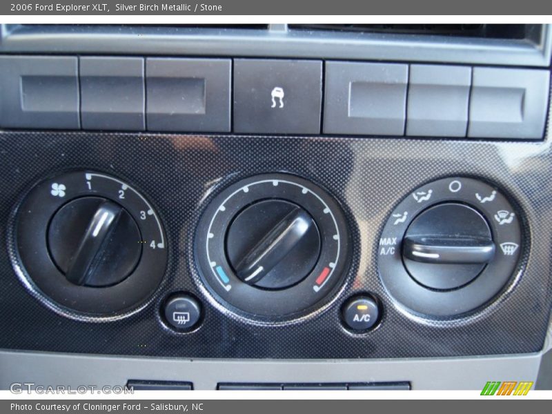 Silver Birch Metallic / Stone 2006 Ford Explorer XLT