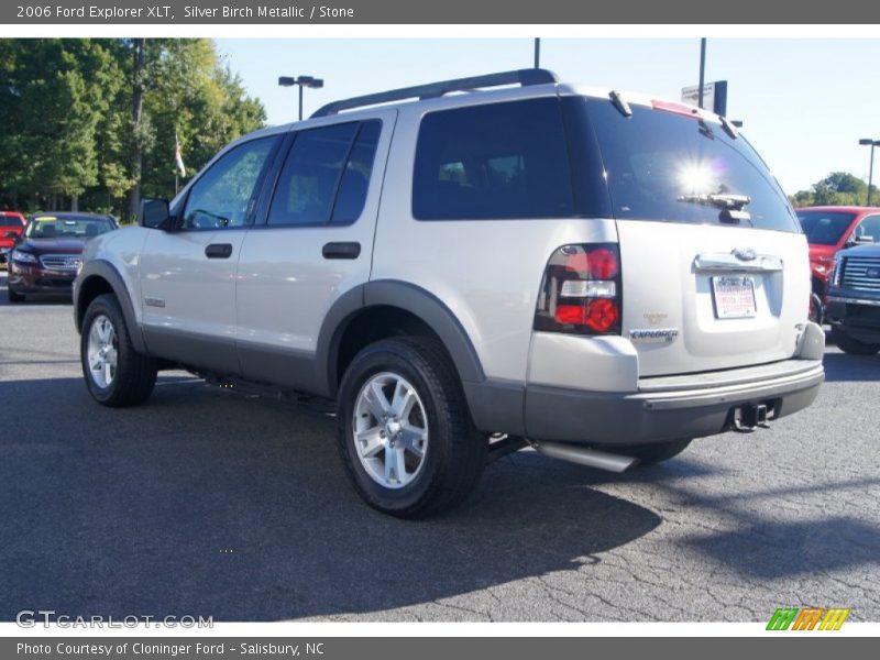 Silver Birch Metallic / Stone 2006 Ford Explorer XLT