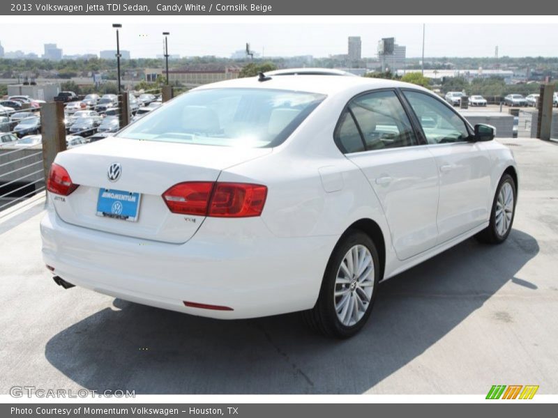 Candy White / Cornsilk Beige 2013 Volkswagen Jetta TDI Sedan