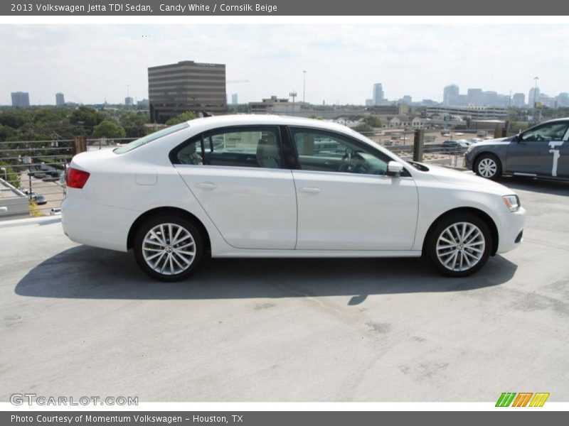 Candy White / Cornsilk Beige 2013 Volkswagen Jetta TDI Sedan