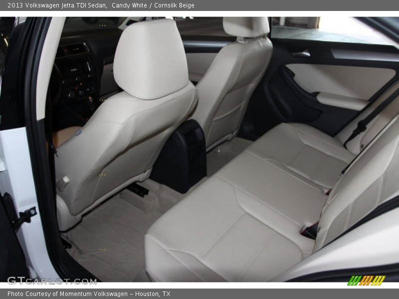 Candy White / Cornsilk Beige 2013 Volkswagen Jetta TDI Sedan