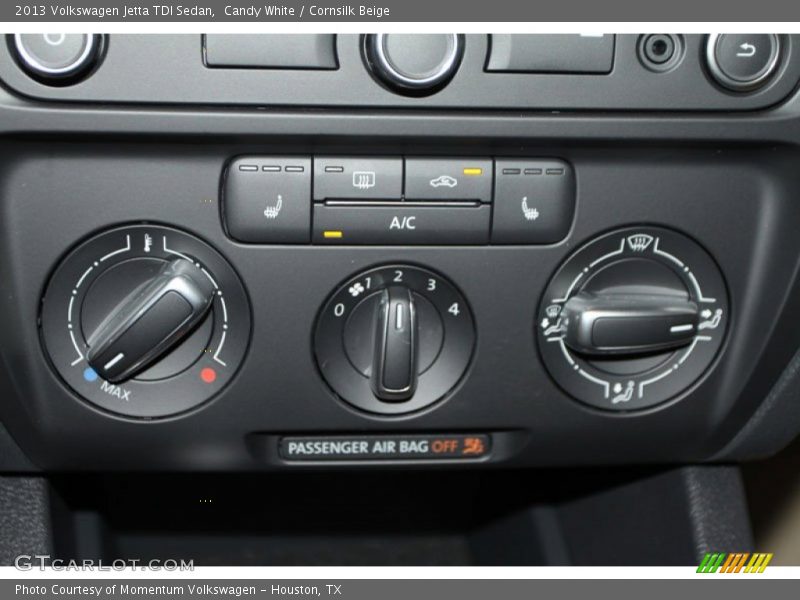 Candy White / Cornsilk Beige 2013 Volkswagen Jetta TDI Sedan