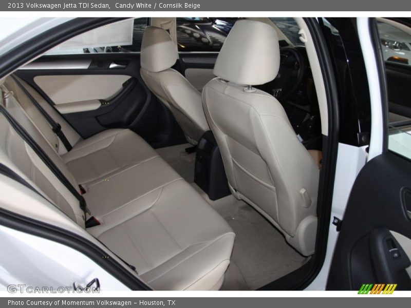 Candy White / Cornsilk Beige 2013 Volkswagen Jetta TDI Sedan