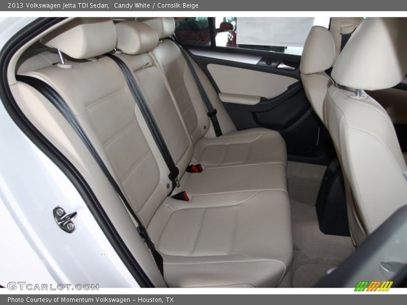 Candy White / Cornsilk Beige 2013 Volkswagen Jetta TDI Sedan
