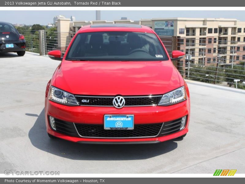 Tornado Red / Titan Black 2013 Volkswagen Jetta GLI Autobahn